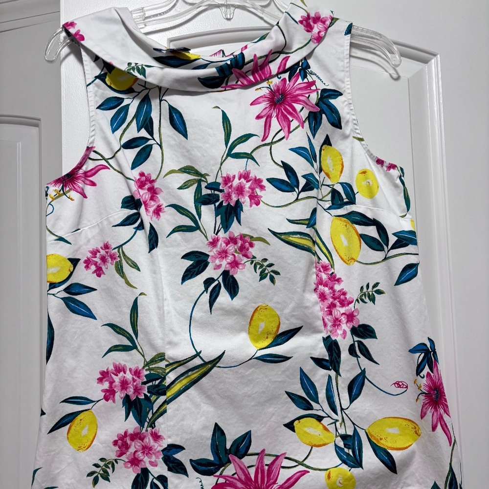 Talbots Elegant Lemon Blouse Top Audrey Shell Size 10